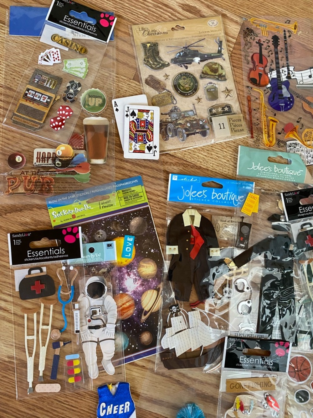 Assorted Party Sticker Pack - Multi-Color Mix - Picture 2 of 3